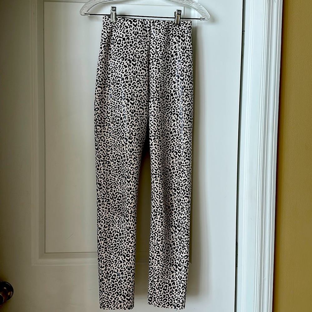 Zara leopard leggings.